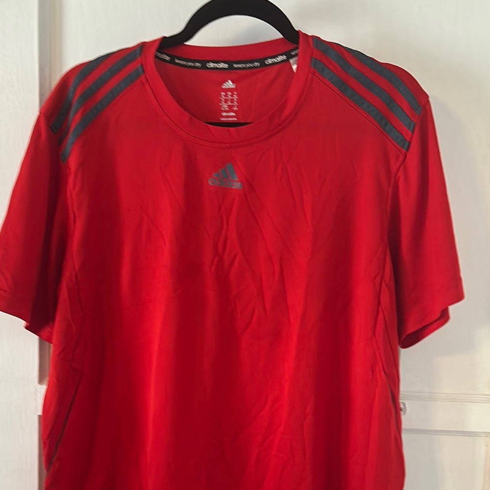 Adidas Red Athletic T-Shirt
